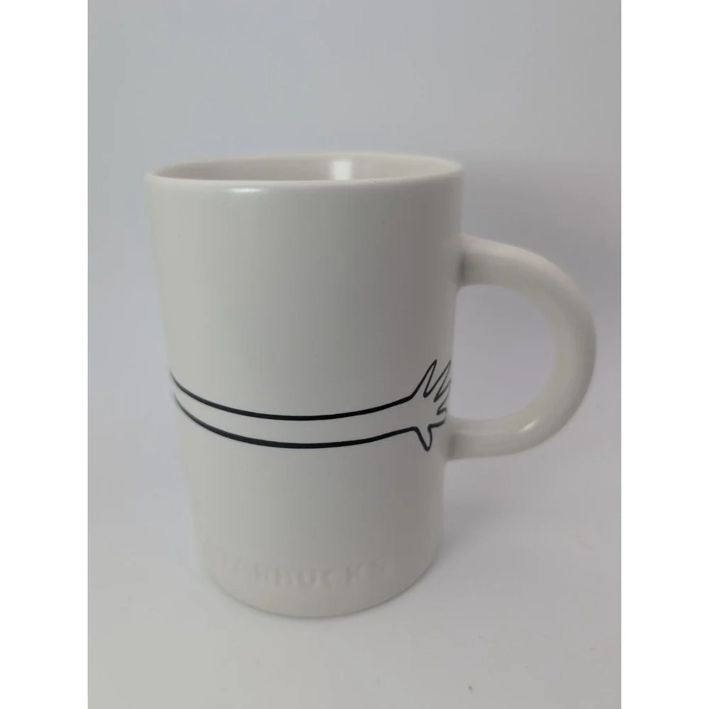Starbucks 2026 Coffee for All Collection HUGS Ceramic Mug White Green 16 oz